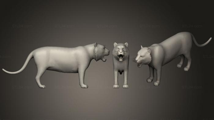 Игрушки (Каспийский тигр, TOYS_0490) 3D модель для ЧПУ станка